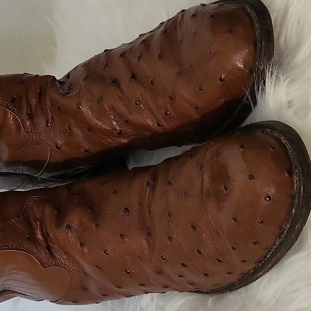 Justin 3105 Full Quill Ostrich Boots